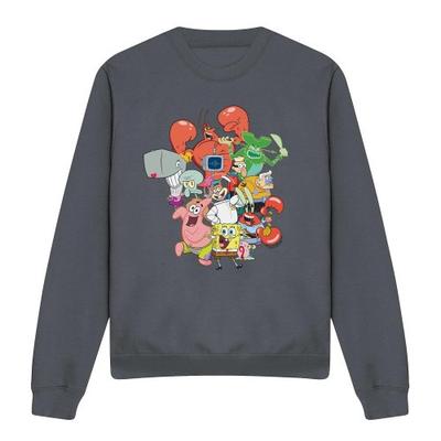 Svampbob Fyrkant Unisex Vuxen Hela Gänget Sweatshirt