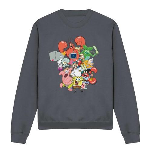 Svampbob Fyrkant Unisex Vuxen Hela Gänget Sweatshirt