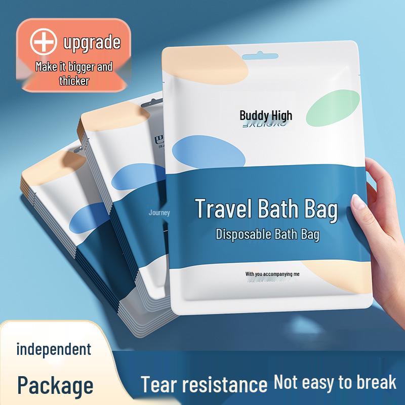 

Очень большой одноразовый пакет для ванны - Утолщенный пластиковый чехол для ванны для отелей и путешествий