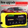 12V Auto Battery Charger Motorcycle Fast Charge Power Pulse Repair Maintainer Battery LED Display Moto Car Battery Charger