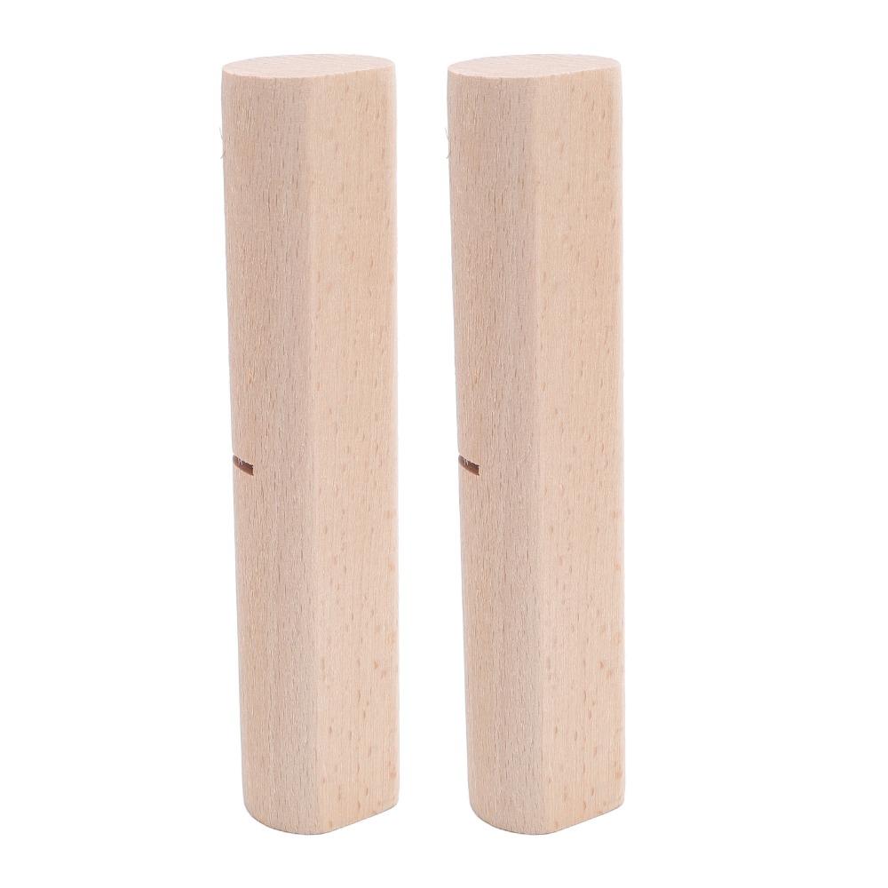 2pcs Wood Color Knot Grippers Tool Length 13cm Wooden Knot Gripper for Bracelets