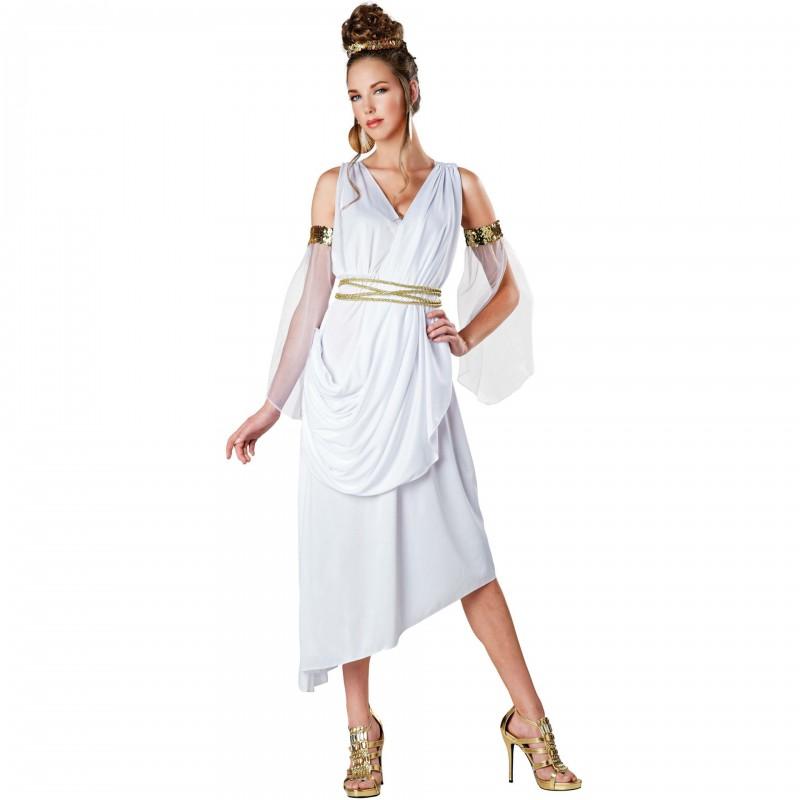 M-XL Medieval Athena Sexy Goddess Dress Halloween Cleopatra Princess Party Stage Costume