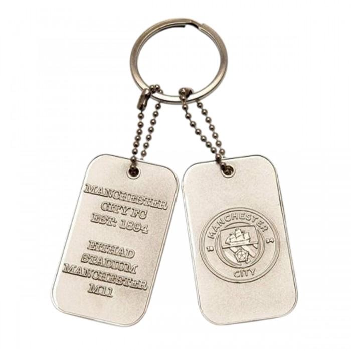 Manchester City FC Dog Keyring