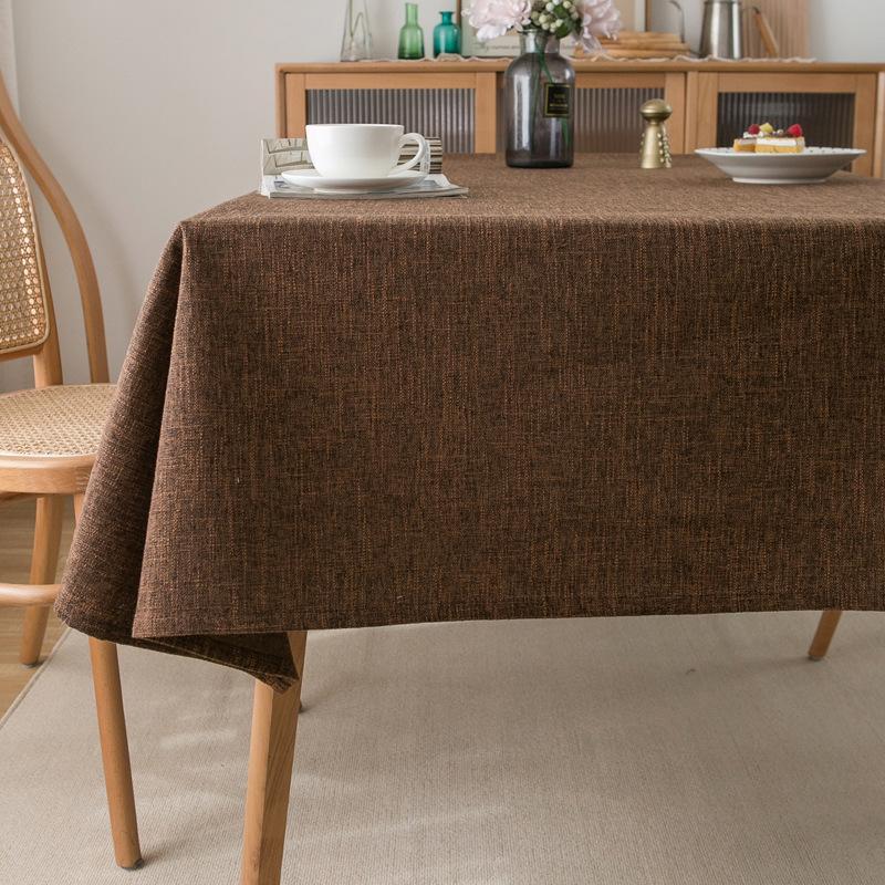 Wasserdichte Rechteckige Tischdecke, Bauernhaus-Tischdecke, Einlaufschutz, Weich und Knitterarm, Dekorative Stoff-Tischdecke