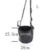 AEE4-Adjustable Elastic Hay Feed Bag For Horses - Outdoor Neck Feeding Bag In Black