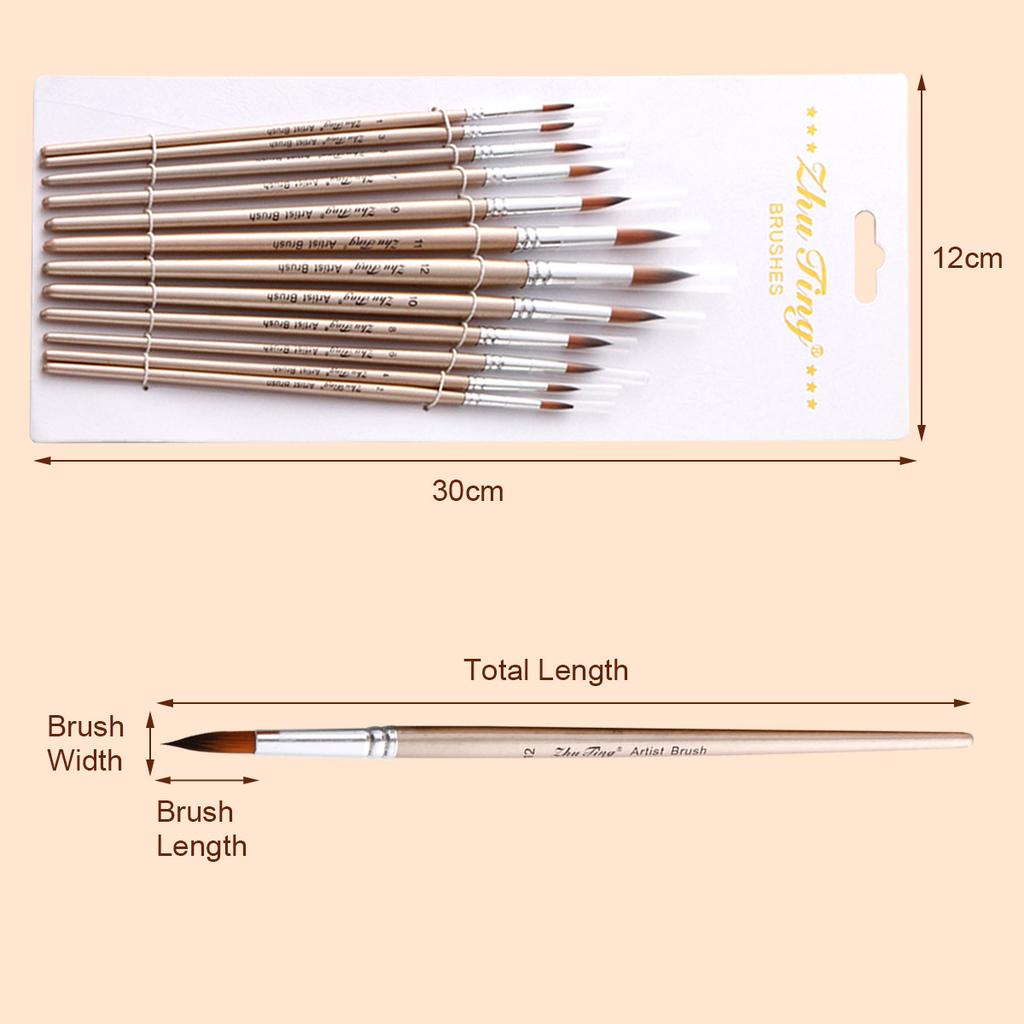 Set Di Pennelli Per Pittura Artecho 20 Pezzi Set Di Pennelli Artistici Colorati Per Capelli In Nylon Manico In Plastica Per Bambini Pittura Acrilica