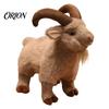 Cozy Sleeping Pillow Fluffy Goat Plush Toy, Cartoon Animal Stuffed Sheep Doll, Soft Polyester Fiber Doll Cuddly Companion for Kids Collectors Holiday