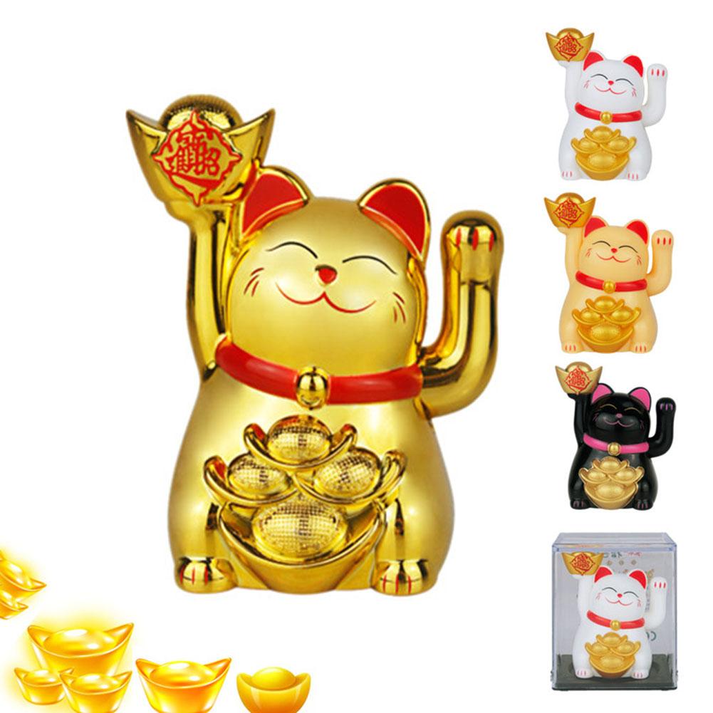 Automatic Waving Lucky Cat Ornament Lucky Cat Decor