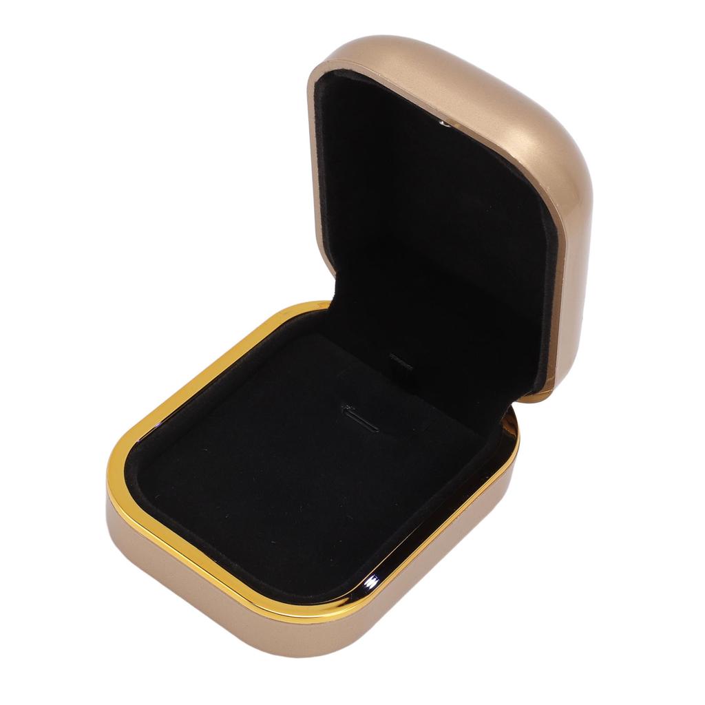 LED Light Pendant Box Necklace Display Case Waterproof Large Capacity LED Light Necklace Holder Storage Case