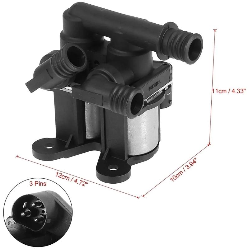 Heizung Wasserventile Regelventile für E31 E32 E34 535i Ersatz Motor Kühlmittel Bypass Heizungsregelventile