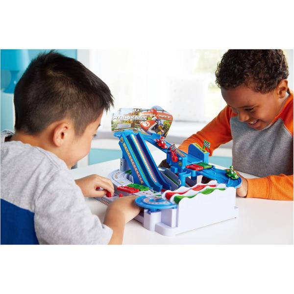 Gift Wrapping Included. Epoch Mario Kart Racing DX Featuring Luigi Yoshi. Board Game Spin Drift Action. Suitable Boys Aged 5 6. Toy Christmas.