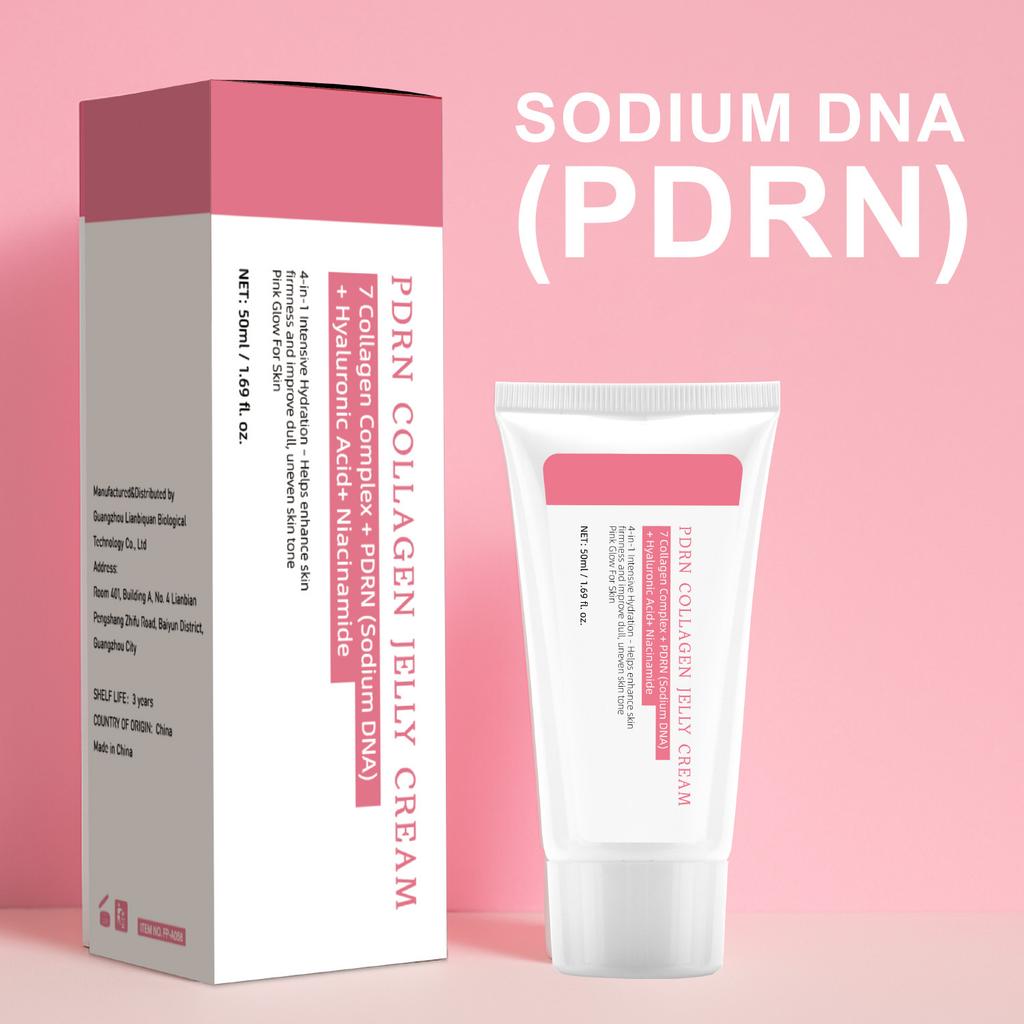 PDRN Kollagen Gelee Creme 50ml Feuchtigkeitsspendende Anti-Falten Straffende Reparatur Nachtcreme