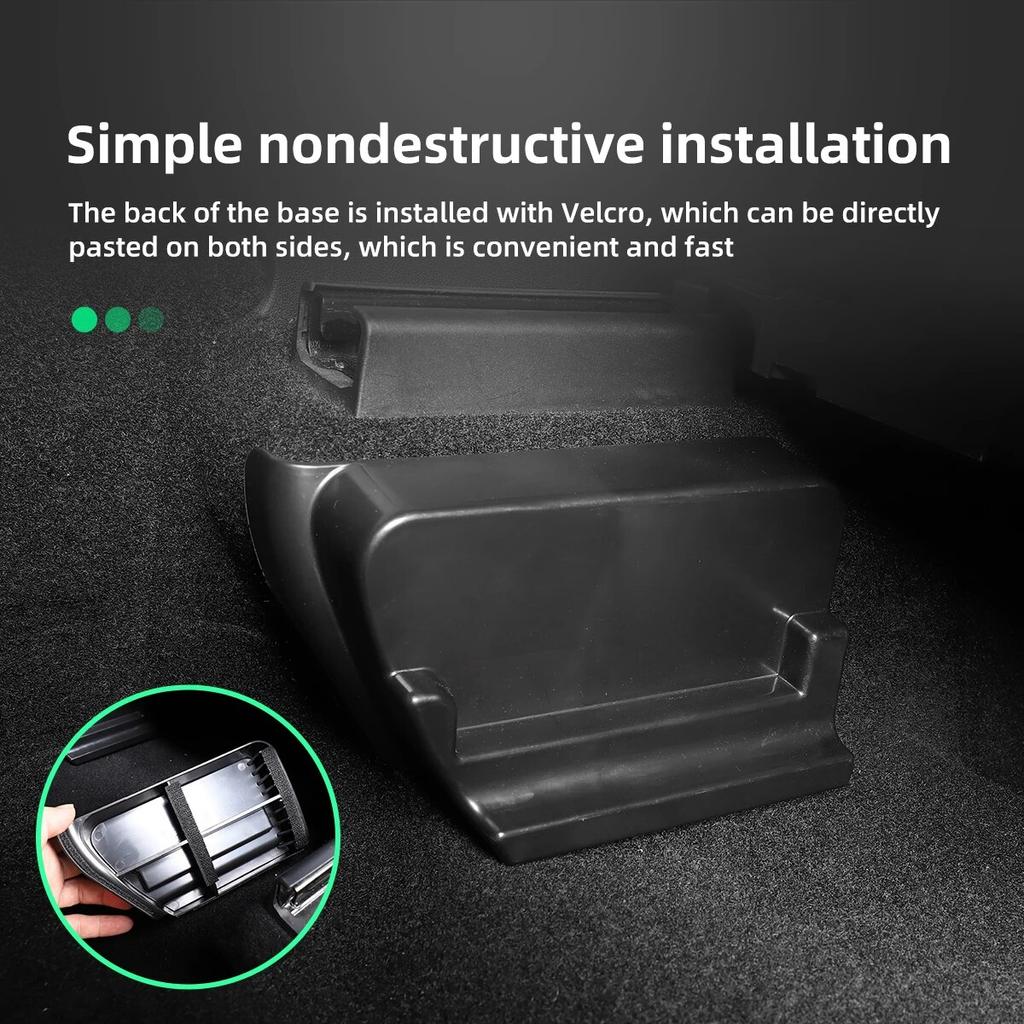 Armrest Rear Storage Box Console Under Seat Organizer Drawer Holder for Tesla Model Y Interior Modification Car Accessories Case