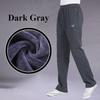 Men's Thickened Warm Straight-Leg Casual Trousers for Autumn and Winter Sports Trousers