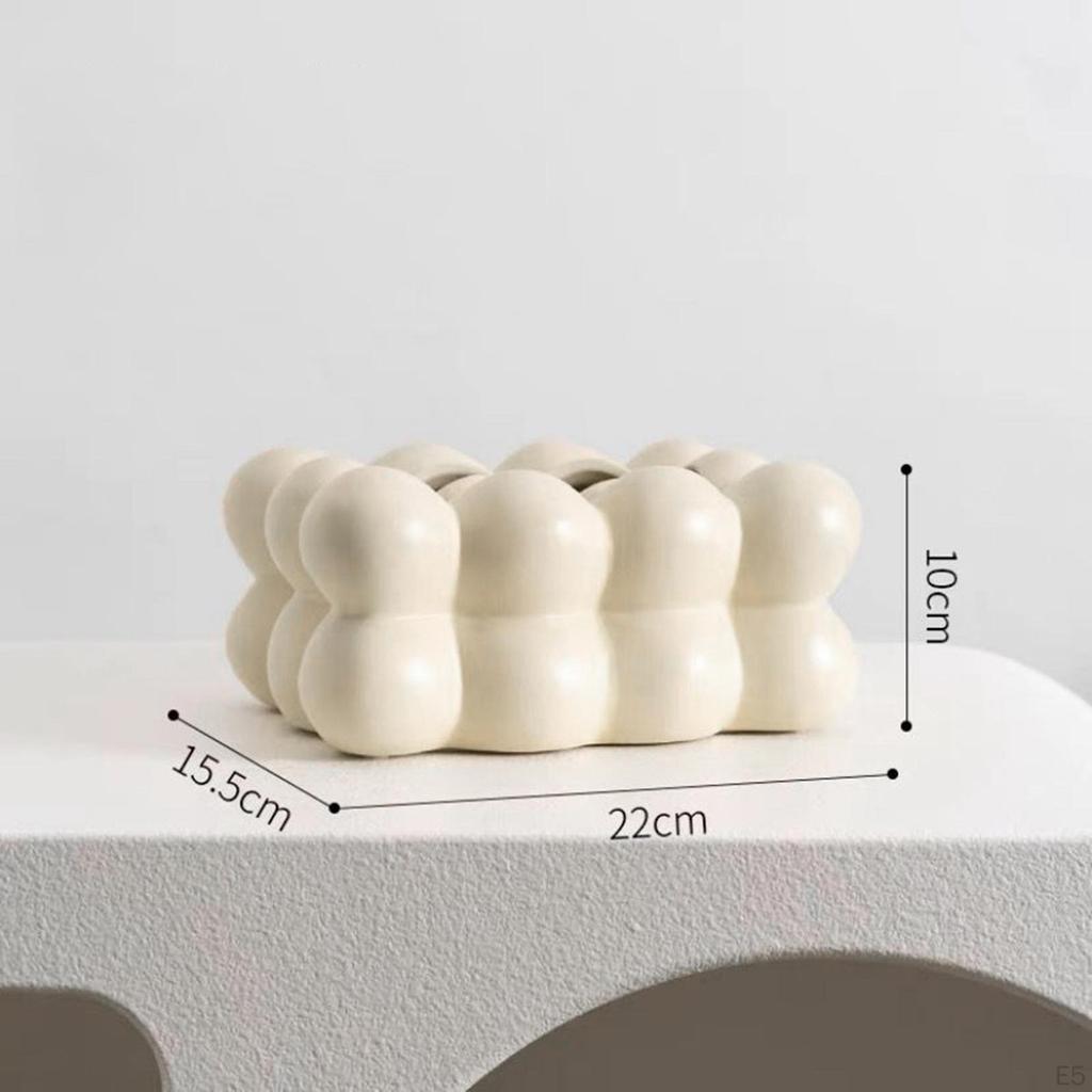 Ceramic Tissue Storage Case Napkin Holder Paper Table Towel Facial for Desktop