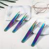 4pcs Stainless Steel Eyebrow Tweezers Set, Unscented Hair Removal Tools, Durable, Accurate & Elegant DesignIdeal for Men & Women