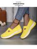 Women's Plus Size Fly-Knit Slip-On Casual Shoes - Breathable and Comfortable