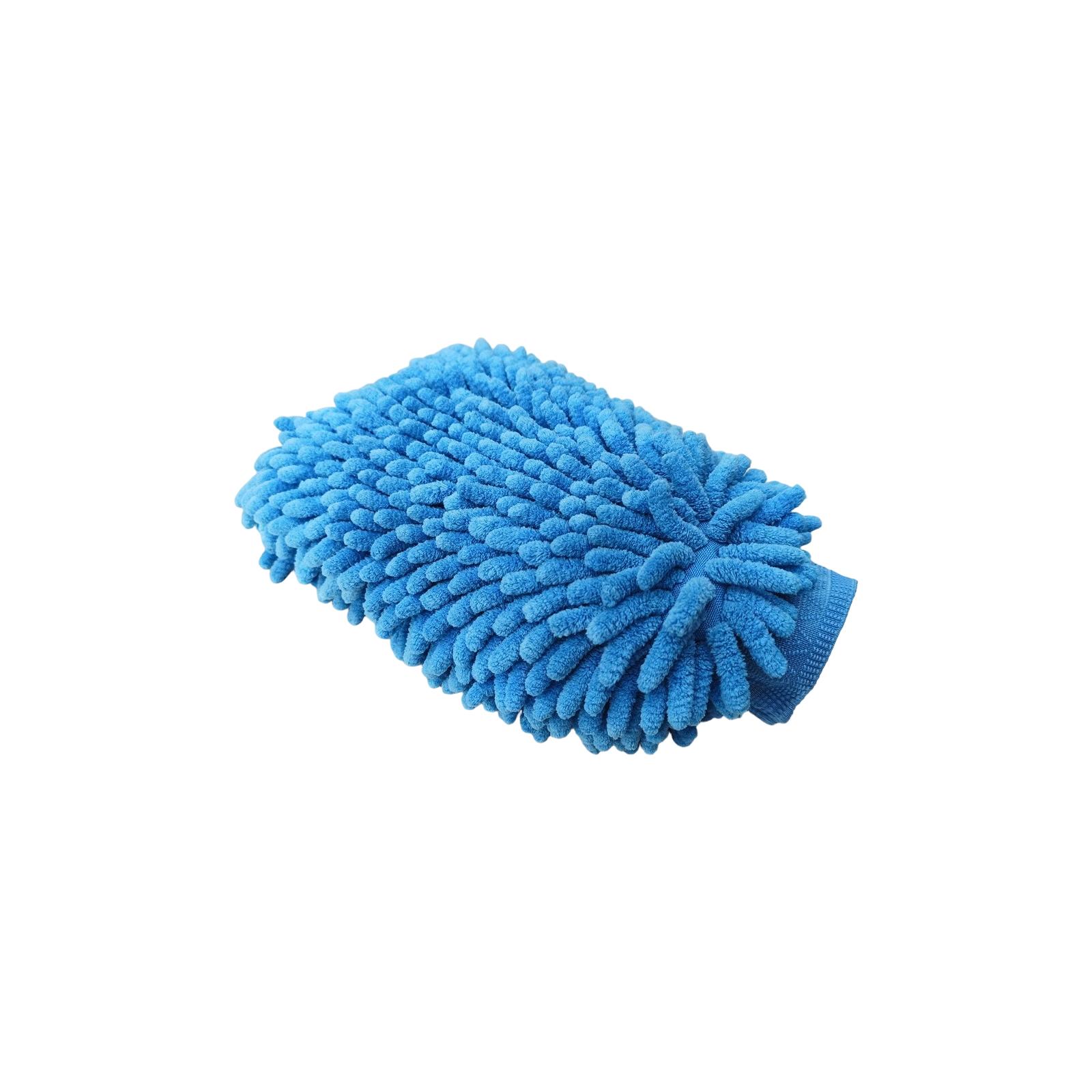Large Double Sided Chenille Car Wash Glove Waterproof Cleaning Mitt for Vehicle Surface Dust and Dirt Removal Soft Microfiber Wash Mitt One Size