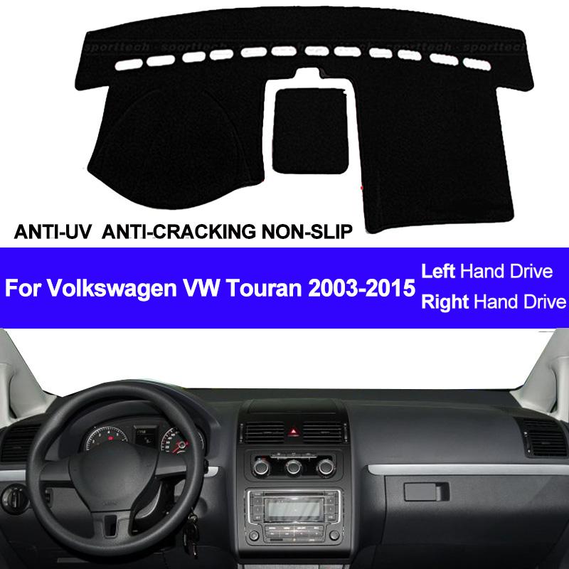 Car Dashboard Cover Dash Mat For Volkswagen VW Touran 2003 2004 -2009 2010 2011 2012 2013 2014 2015 Pad Sun Shade Car Styling
