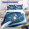Sheffield Wednesday Football Printed 3 Pieces Bedding Set, Comfortable Skin Friendly Bedroom Duvet Cover Set