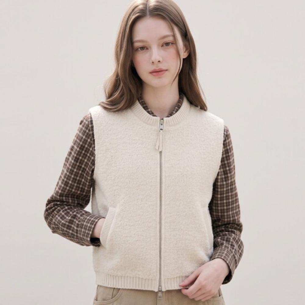 Karra Two Way Zipper Bubble Vest A6f0004