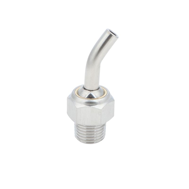 Stainless Steel Coolant Hose Nozzles Low Maintenance Anti Rust for CNC Lathes Toolholder Factory Machining Tooling