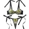 Sexy Lingerie Summer Hot Sexy Embroidered Underwear Set