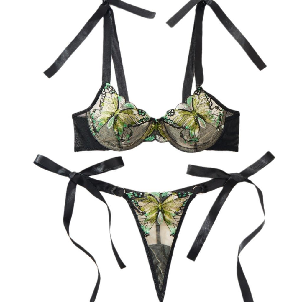 Sexy Lingerie Summer Hot Sexy Embroidered Underwear Set
