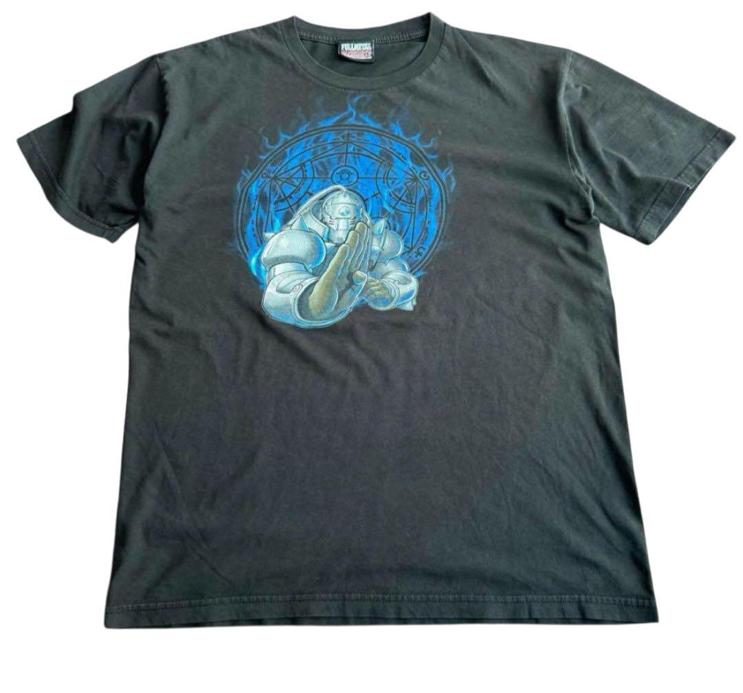 

[USED] Vintage Fullmetal Alchemist anime T-shirt, faded black.