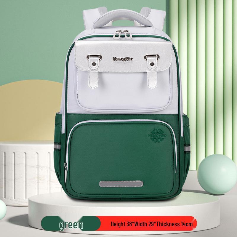 Lightweight Cloud Backpack for Grades 3-6: Large Capacity, Double Shoulder, Spine Protection & Weight Reduction