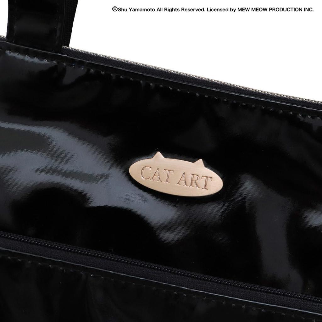 Blooming CAT ART Zippered Tote Night Cafe Terrace by Vincent Van Bag, Nacht, Women's, 001289-0004-01