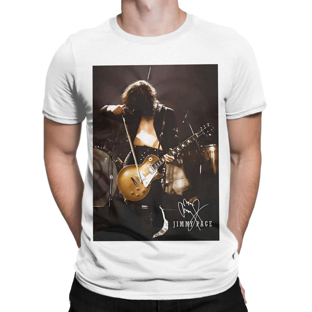 Jimmy Page Vintage 80s Grafické 100% bavlněné tričko Jimmy Page Trička Horní díly Pro Unisex