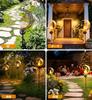 [Amazon Exclusive Brand] Xiayu offi Outdoor Decorative Solar Garden Lights, Patio Lights, Garden Lights, Patio Decorations, Moon Fairy Glass Ball