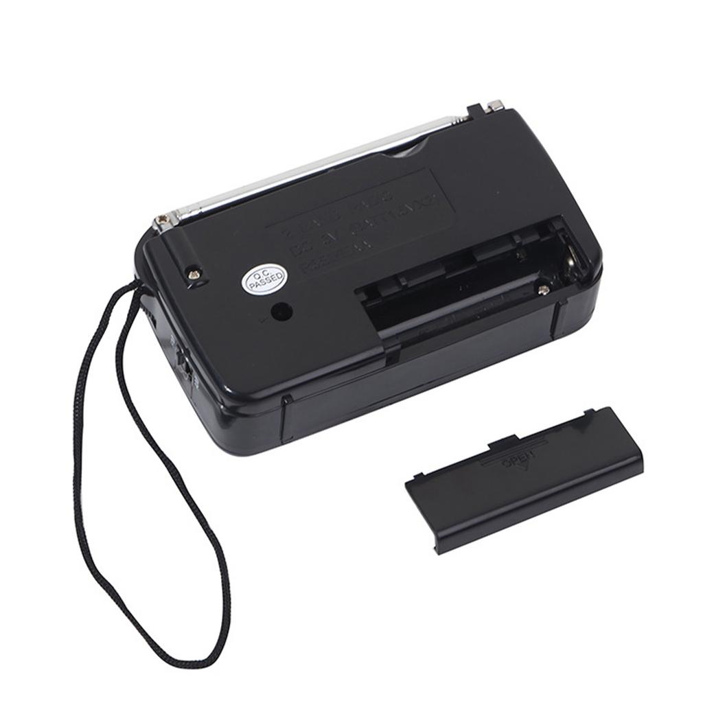 Portable AM FM Shortwave Radio Small Retro Vintage Radio Battery Powered Portable Handheld Radio for Home    