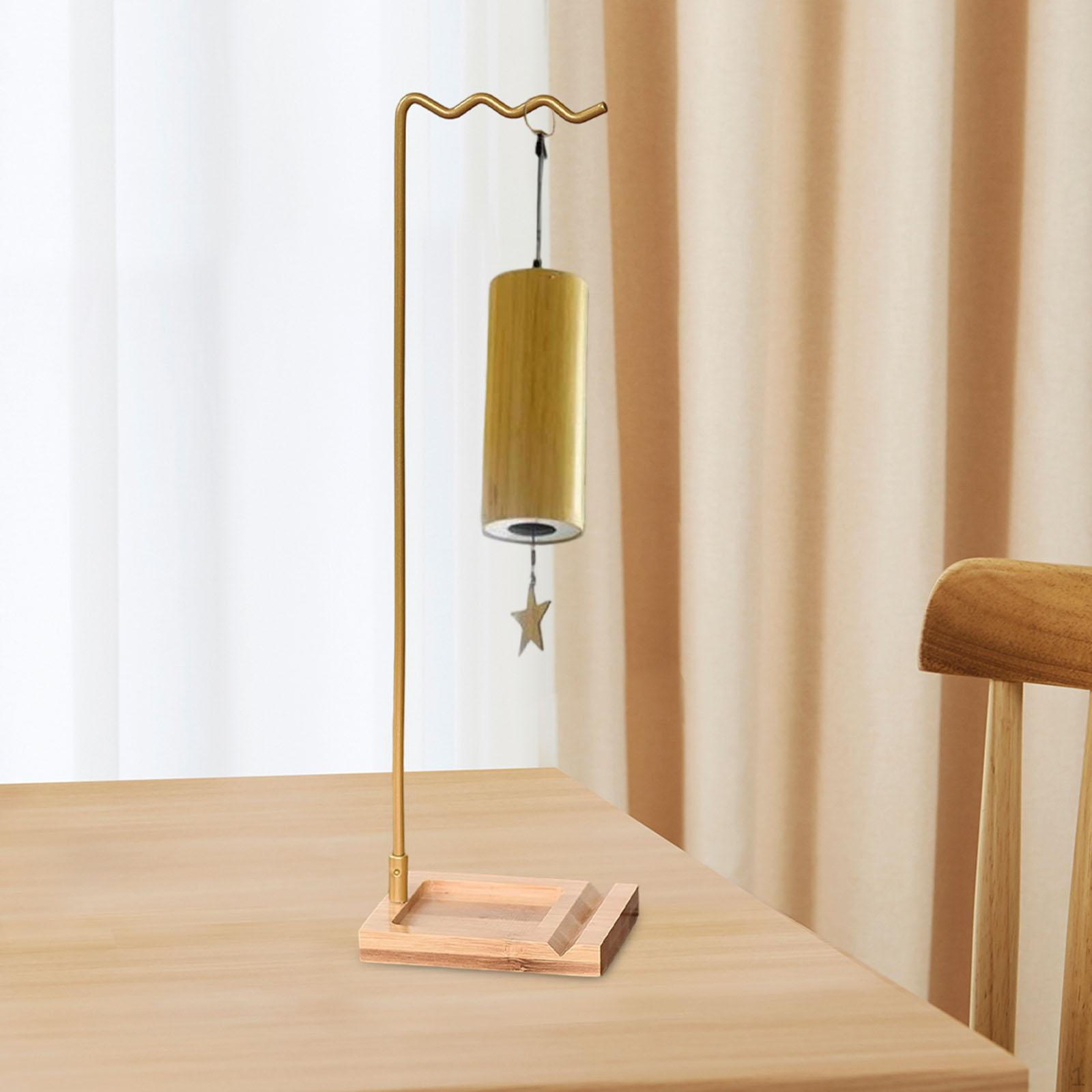 

Elegant Decorative Metal And Bamboo Plant Stand, Tabletop Music Box, Hanging Flower Pot, Ornaments without Square cup