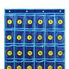 Numbered Chart with 30 or Door Hanging Bag Calculator Holder Organizer