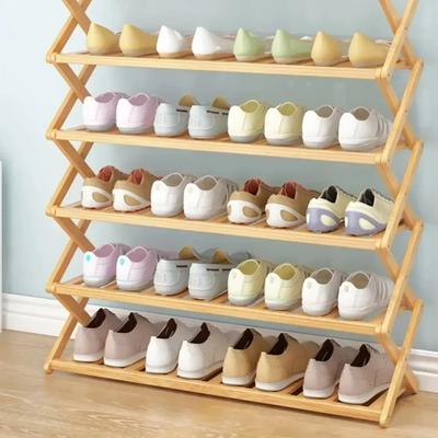 Simple Shoe Organizer Shoe Rack Dustproof Living Room Shoes Cabinet Installation Free Multi-layer Multifunctional Shoes Shelf