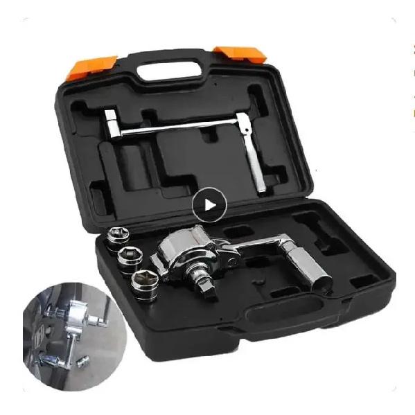 

1/2 торсионный динамометрический ключ 3200 Н.М. Мультипликаторный съемник гаек, наборы инструментов для ремонта и разборки автомобильных шин 17 мм, 19 мм, 21 мм чёрный