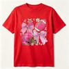 Preppy Football Breast Cancer Graphic T Shirt Coquette Breast Cancer Awareness Tee Ribbon Cheer Football Mom Girly Game Day Tops