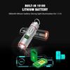 High Power Keychain Flashlight 6 Modes Adjustable Emergency Torch Mini LED Flashlight  Hiking