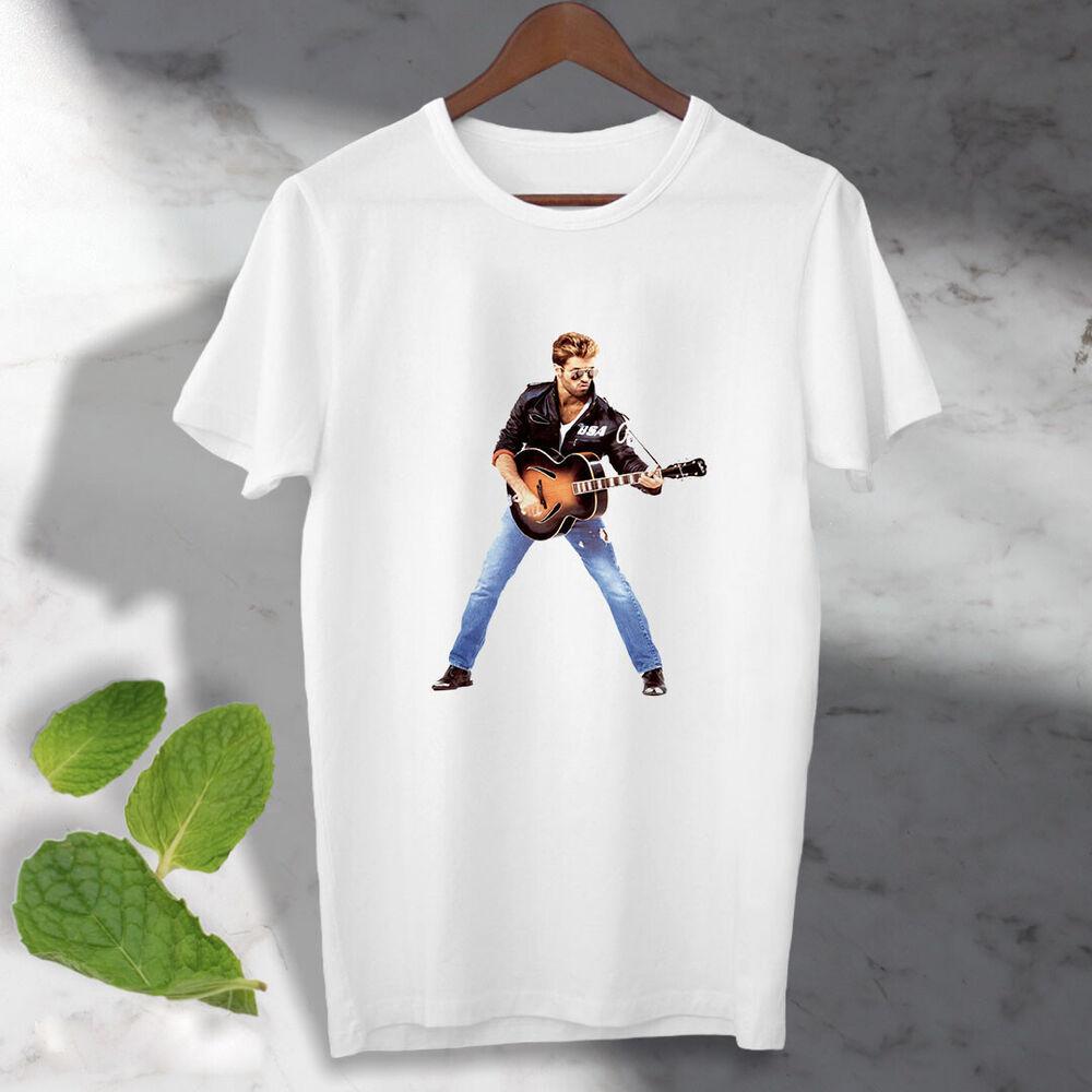 

Wham George Michael T-Shirt Rock Music Faith FAN Poster gift Unisex T Shirt XL