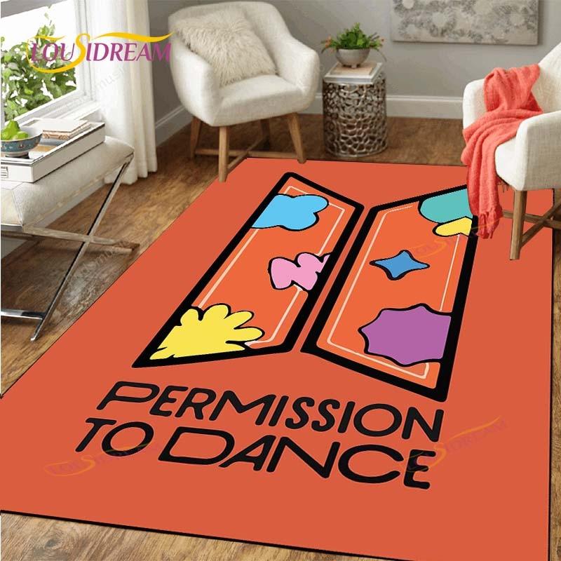 Kpop Bangtan Boys Carpet for Living Room Soft BTS Floor Mat Rugs for ...