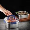 Large Capacity 316 Stainless Steel Lunch Box Sealed Anti-Drip Salad Fruit Food Container For Camping And Picnics