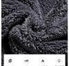 Men's Large Fleece Jacket: Warm Lined, Thickened for Autumn and Winter - Perfect for Middle-Aged Dads.