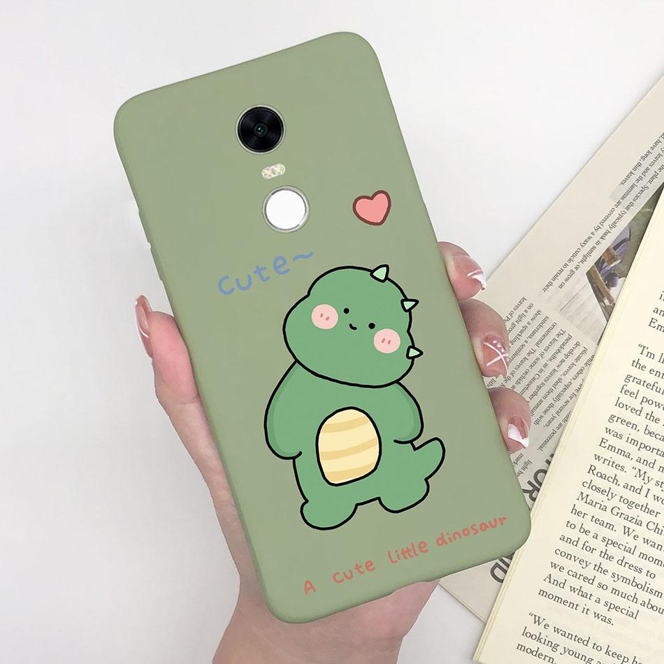 Cute Cartoon Case For Xiaomi Redmi 5 Plus Case Soft Painted Matte Silicone Back Cover For Redmi5 Plus Redmi 5+ Phone Cases Funda
