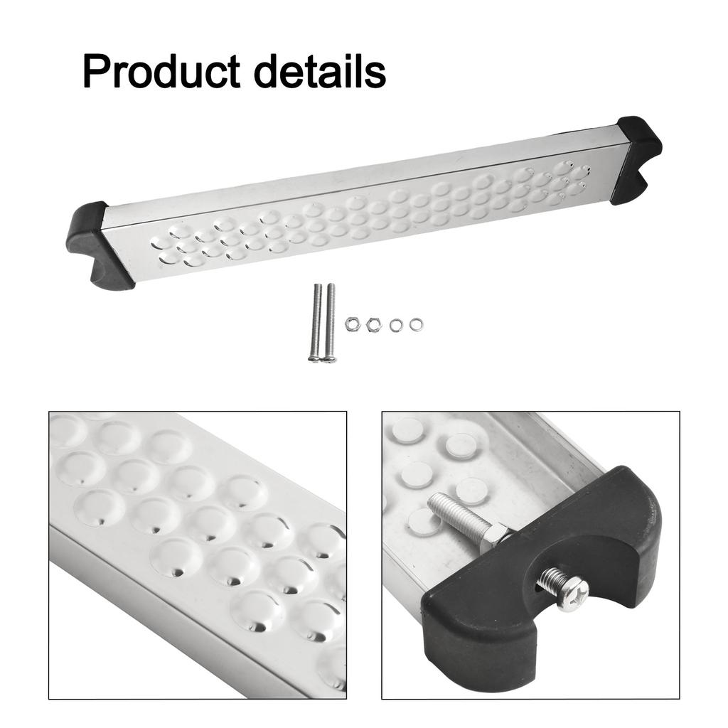 1 set Pedale Gradino Sostituzione per Scala Piscina Acciaio Inossidabile 304 Gradini Scala Piscina Con Tappetini Gomma Antiscivolo Per Piscine Fuori Terra