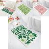 Sweet Flower Pattern Plush Absorbent Floor Mat Carpet For Bedroom Or Bathroom