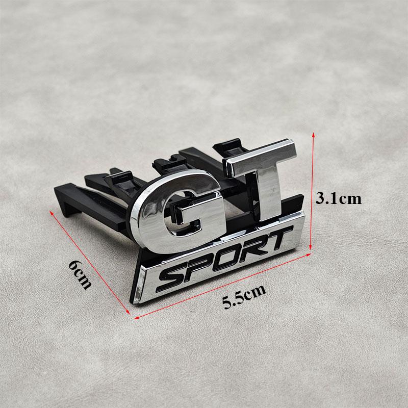 Dla VW Volkswagen Jetta MK5 Golf 3D ABS Logo GT Sportowe Godło Odznaka na Przednią Kratkę Samochodową Dla Volkswagen VW Polo Golf 5 MK5 Passat B5
