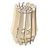 Handcrafted Floral Display for Shelf Wooden Puzzle Flower Vase, Stand Flowers or Minimalist Arrangement Pots Office Artificial Flowers, Decorative