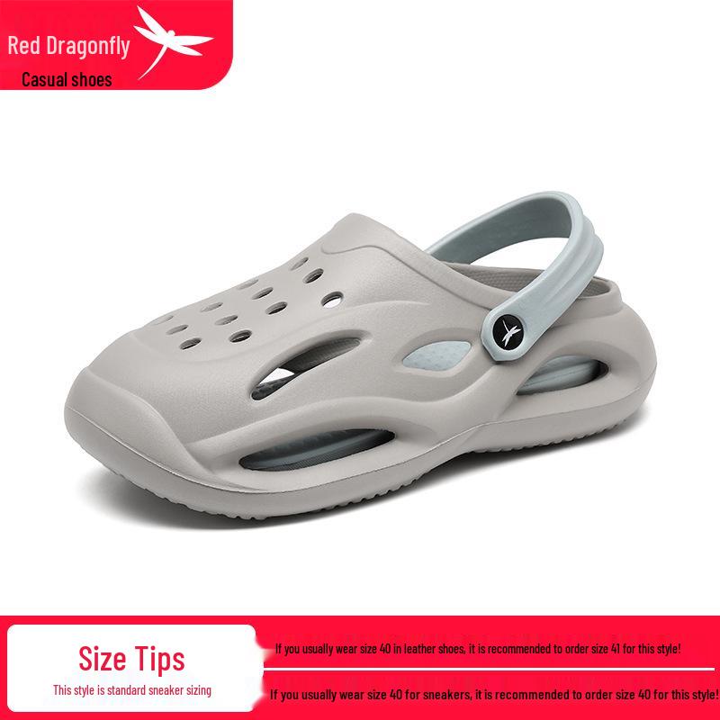 Red Dragonfly Men s Anti-Odor Water-Walking Sandals - 2025 Outdoor Wading Shoes 45 серый